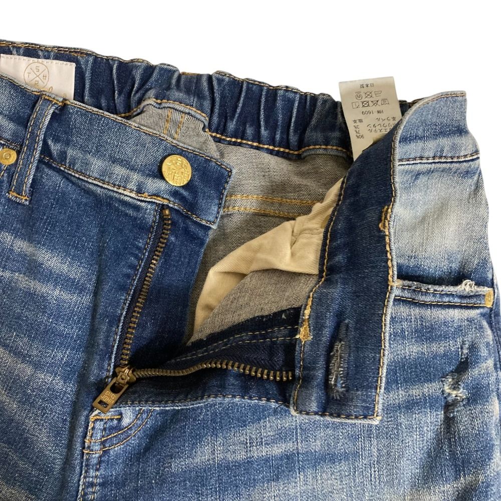 美品 BIG JOHN ビッグジョン SURT ダメージ加工 デニムパンツ