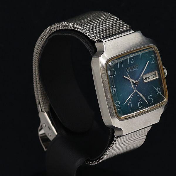 セイコー SEIKO 2409-3010自動巻 Automatic デイデイト セイコー 2409-3010 AT/自動巻 アンティーク 青文字盤 デイデイト