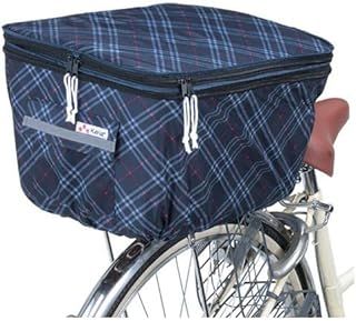 まとめ 川住製作所 2段式 後カゴカバー 両開き ネイビーチェック KW-266NC 803715 ×2セット top1-ds-2397743 独自簡易包装