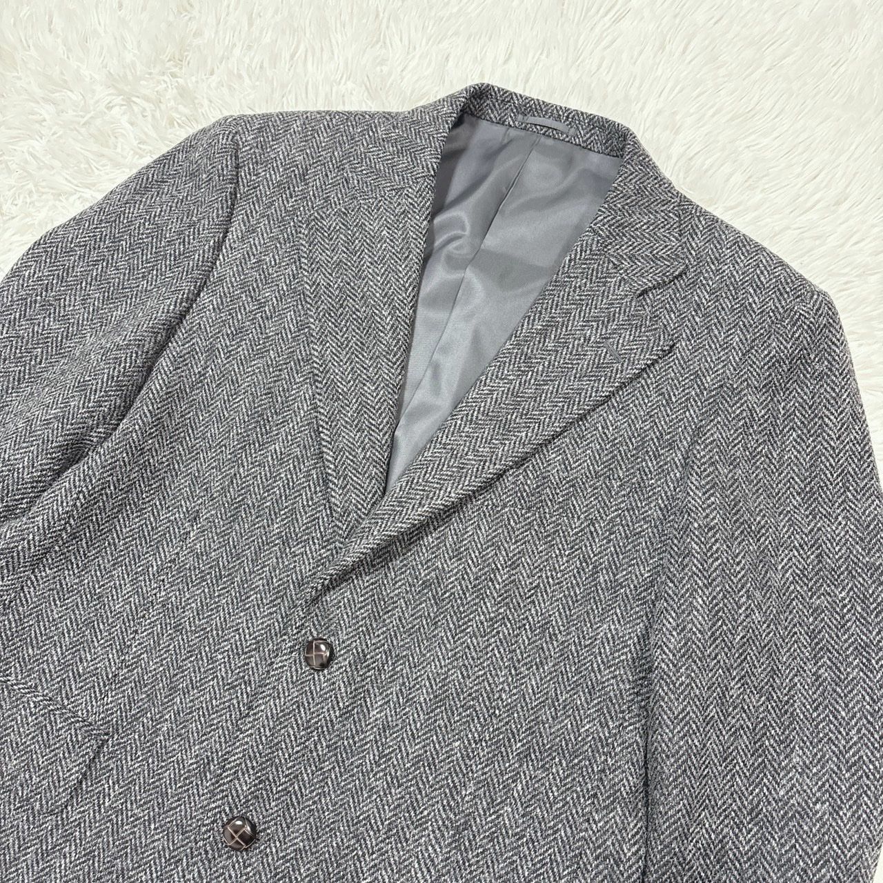 ハリスツイード テーラードジャケット