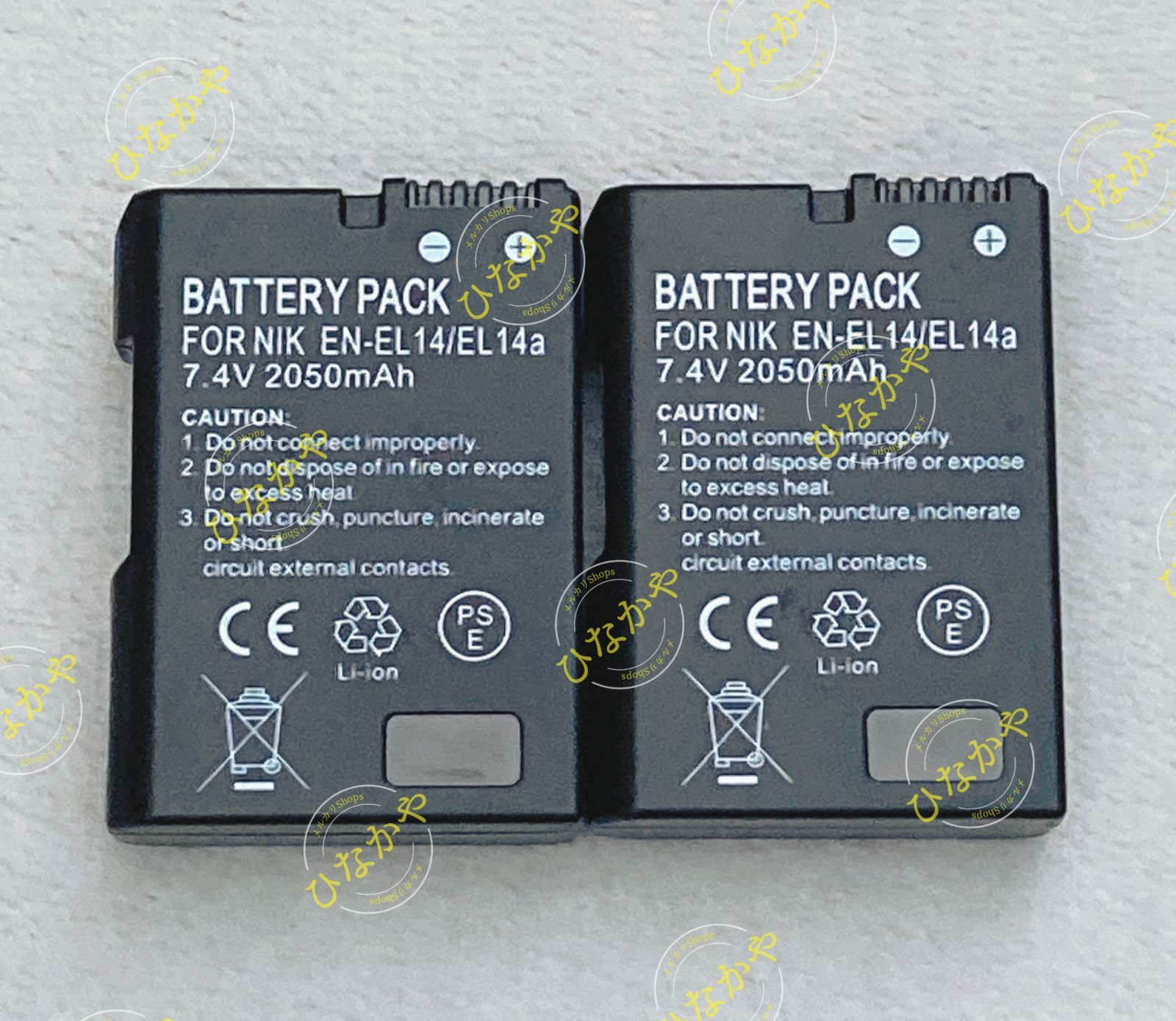 EN-EL14a EN-EL14 [2個セット] 互換バッテリー 純正充電器で充電可能 