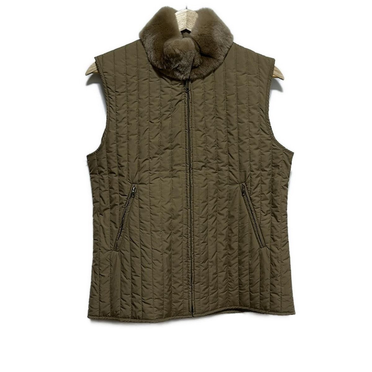 Max Mara weekend ブラウンファーベスト Max Mara weekend ブラウンファーベスト