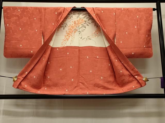 平和屋着物＃羽織 絞り 菊文 正絹 逸品 未使用 CAAT5892id