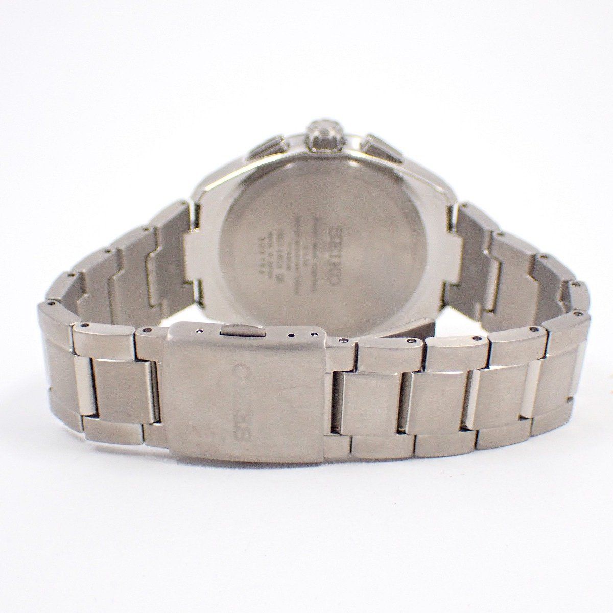 電波ソーラー、美品、ベルト新品】セイコー ブライツ チタン ワールド