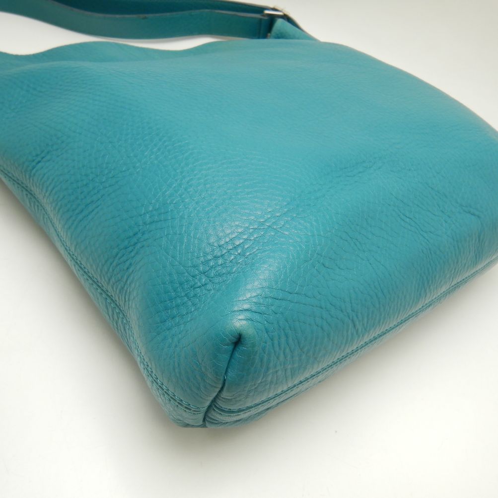 HIROFU ヒロフ ショルダーバッグ レザー ターコイズ / 251006【中古  