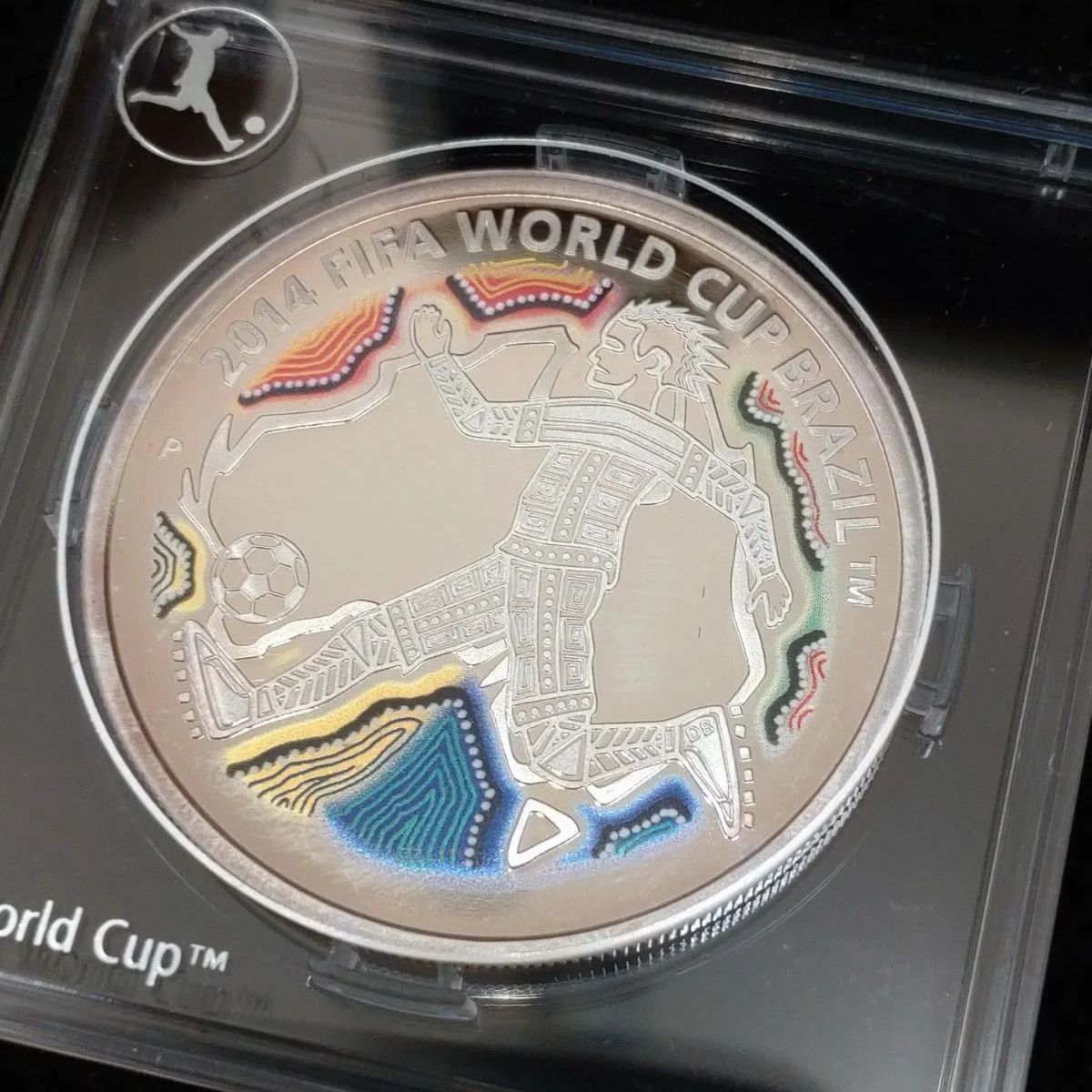 美品】2014 FIFAワールドカップ ブラジル大会 銀貨3種セット