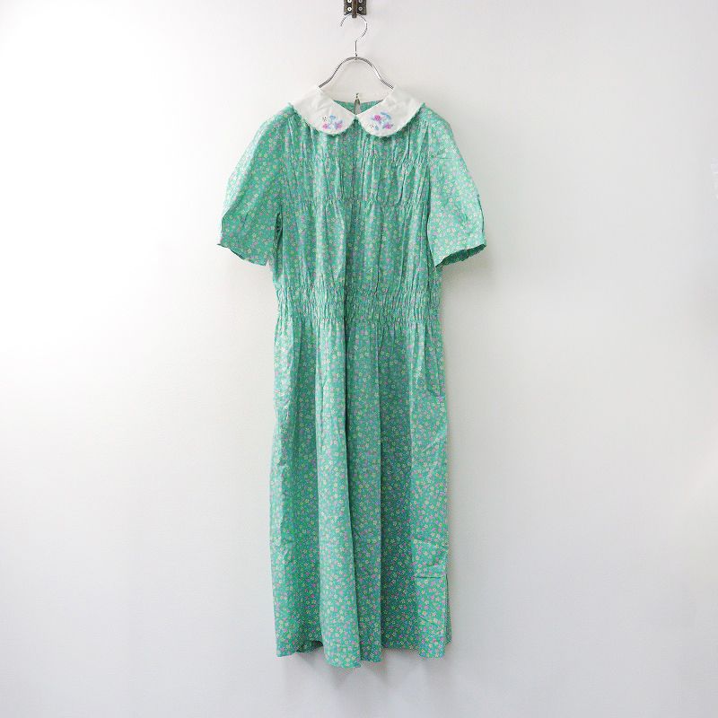 2025SS ジェーンマープル Jane Marple Strawberries and cream embroidery collar dress ストロベリー ワンピース M 2400014369045