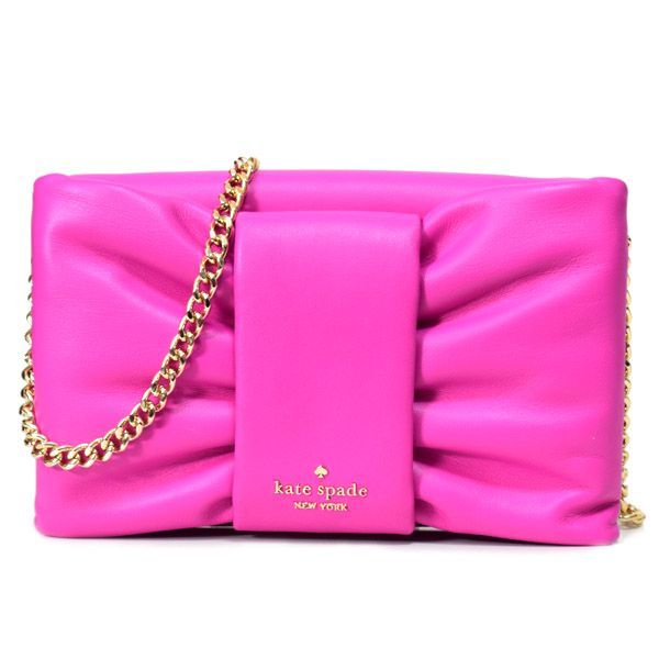 ケイトスペード バッグ katespade スムースレザー ミリー ボウ リボン  