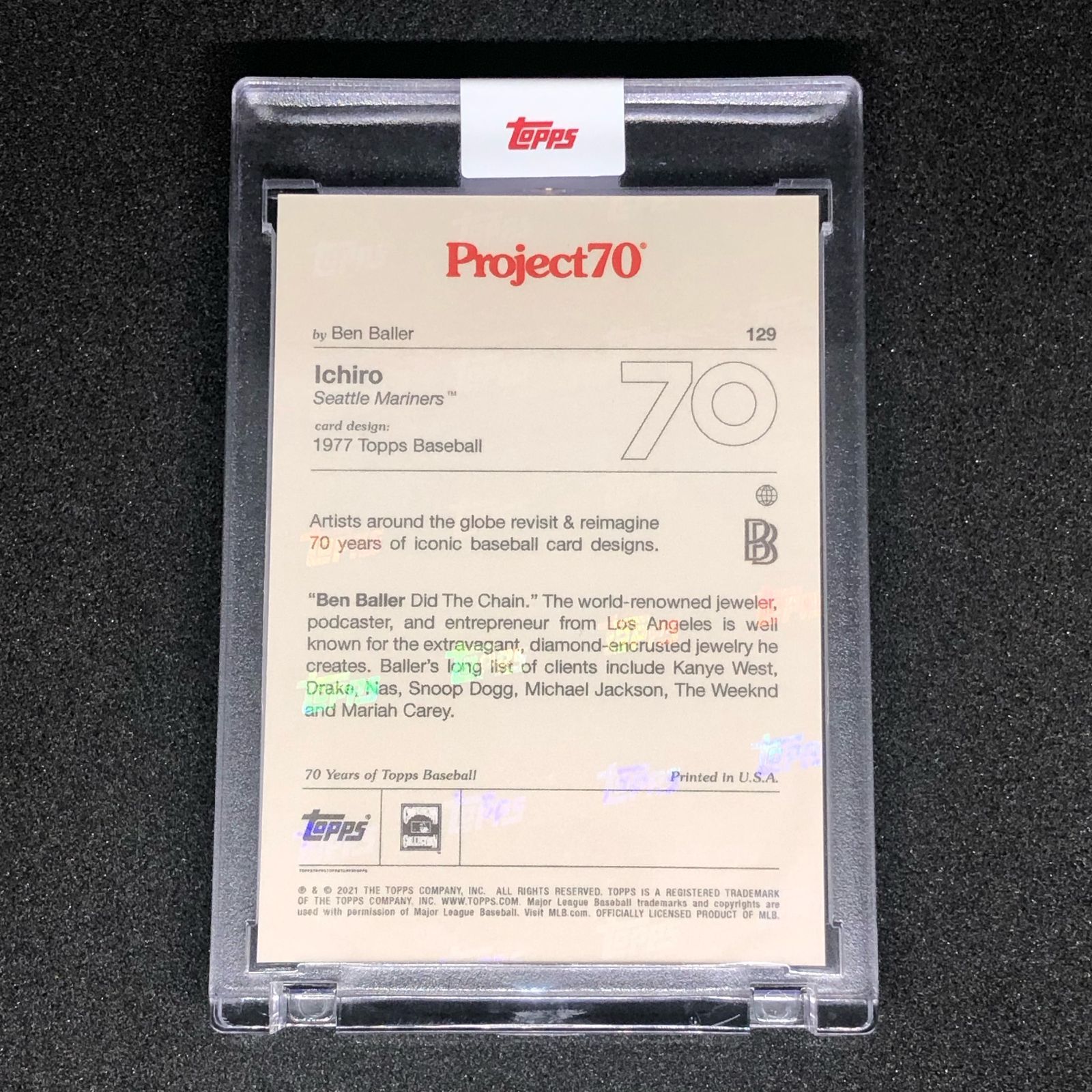 topps project 70 イチロー イチロー / Ichiro Suzuki Topps Project 70 Card 129 - メルカリ