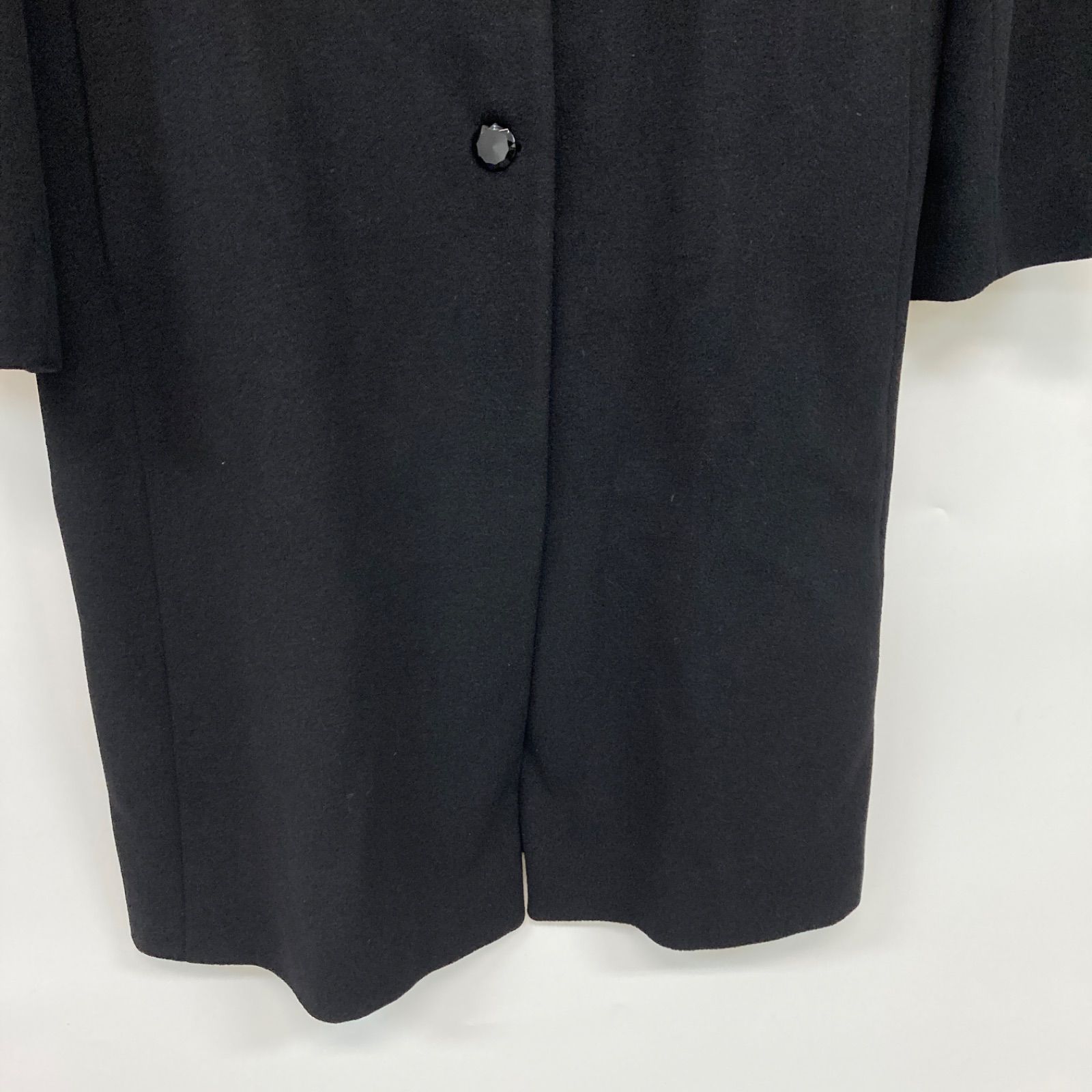 FERRE ロングコート アウター ジャケット ブラック 38【CT1262】 FERRE フェレ ロングコート アウター ジャケット ブラック