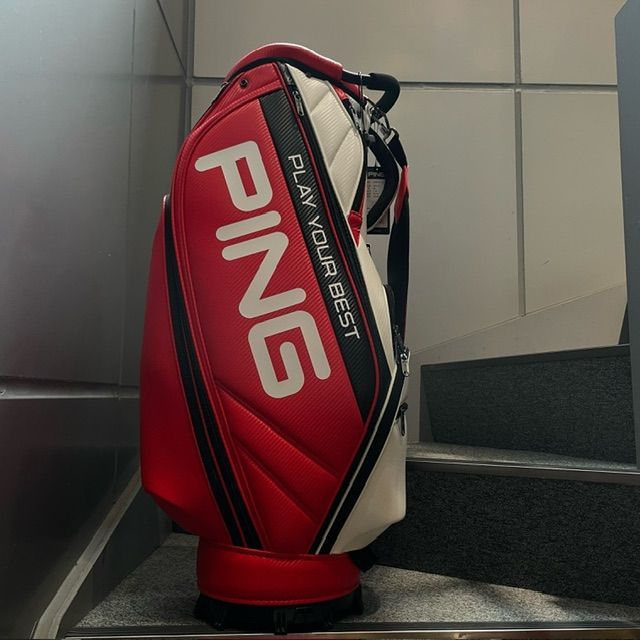 新品未使用】PING ピン CB-U2502 ソフトPU キャディバッグ 9.5型 新品未使用】PING ピン CB-U2502 ソフトPU キャディバッグ 9.5型