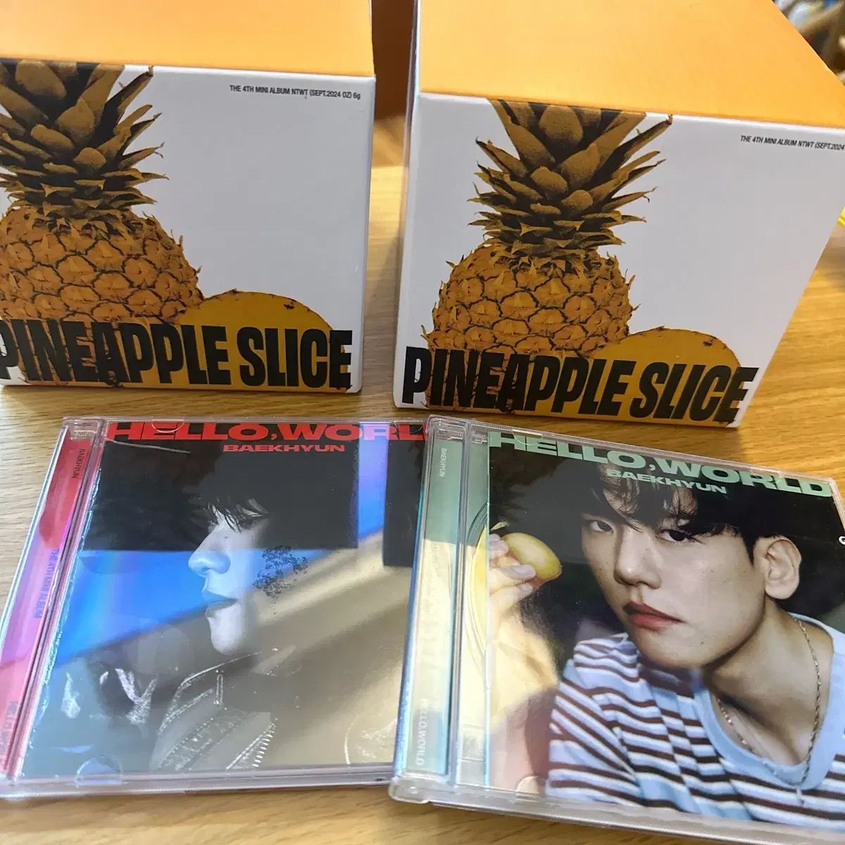 ベクヒョン(BAEKHYUN) パイナップル スライス 缶 アルバム