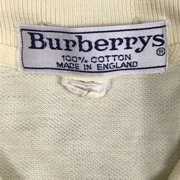 80s-90s/Vintage☆英国製/バーバリー/Burberrys☆コットン/半袖