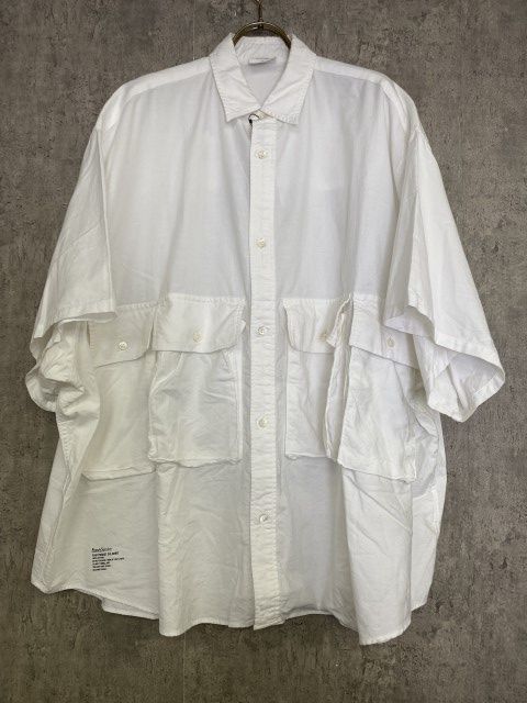 FreshService ﾌﾚｯｼｭｻｰﾋﾞｽ OXFORD FLAP POCKET S|S SHIRT ｵｯｸｽ ﾌﾗｯﾌﾟ ﾎﾟｹｯﾄ ｼｮｰﾄｽﾘｰﾌﾞ ｼｬﾂ ﾎﾜｲﾄ F 33861767