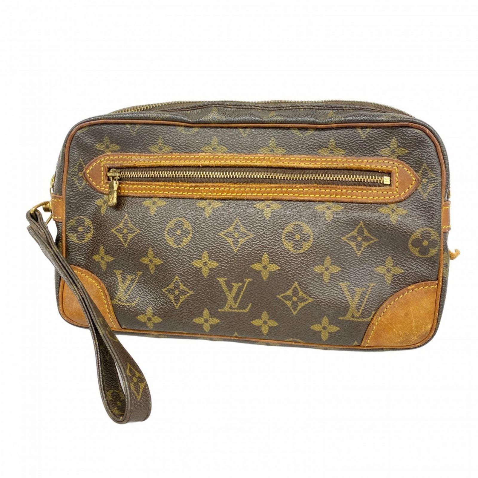 ルイ ヴィトン Louis Vuitton ルイ ヴィトン クラッチバッグ モノグラム マルリードラゴンヌ M51825 ブラウンメンズ