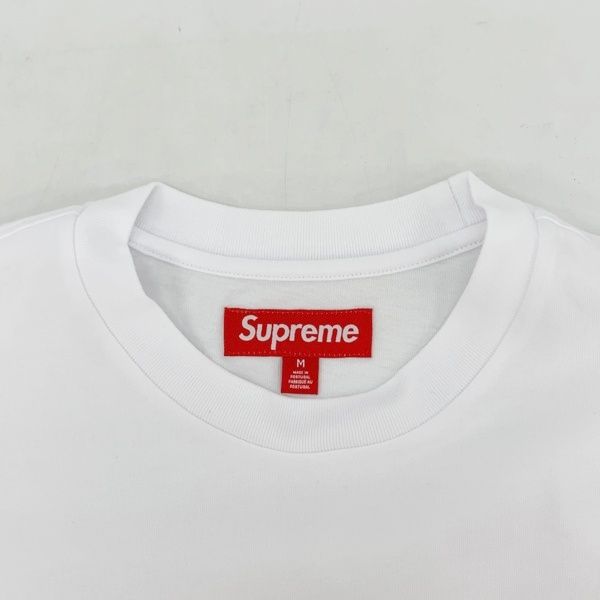 【希少】シュプリーム カットソー サイズL　スモールボックスロゴ ホワイト Supreme シュプリーム Tシャツ 半袖 カットソー スモール