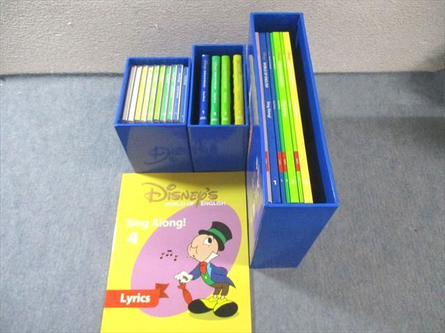 ワールドファミリー ディズニーワールドオブイングリッシュ シングアロングなど CD10巻/DVD4巻付 ★ 300L4D ワールドファミリー ディズニーワールドオブイングリッシュ