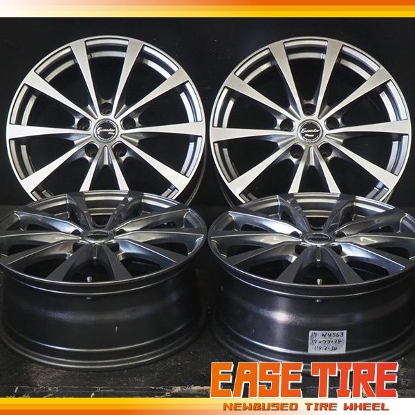 ホットスタッフ Exceeder 17×7J 38 114.3 5H 4本 30系アルファード ヴェルファイア ハリアー エクストレイル等 スタッドレス用に