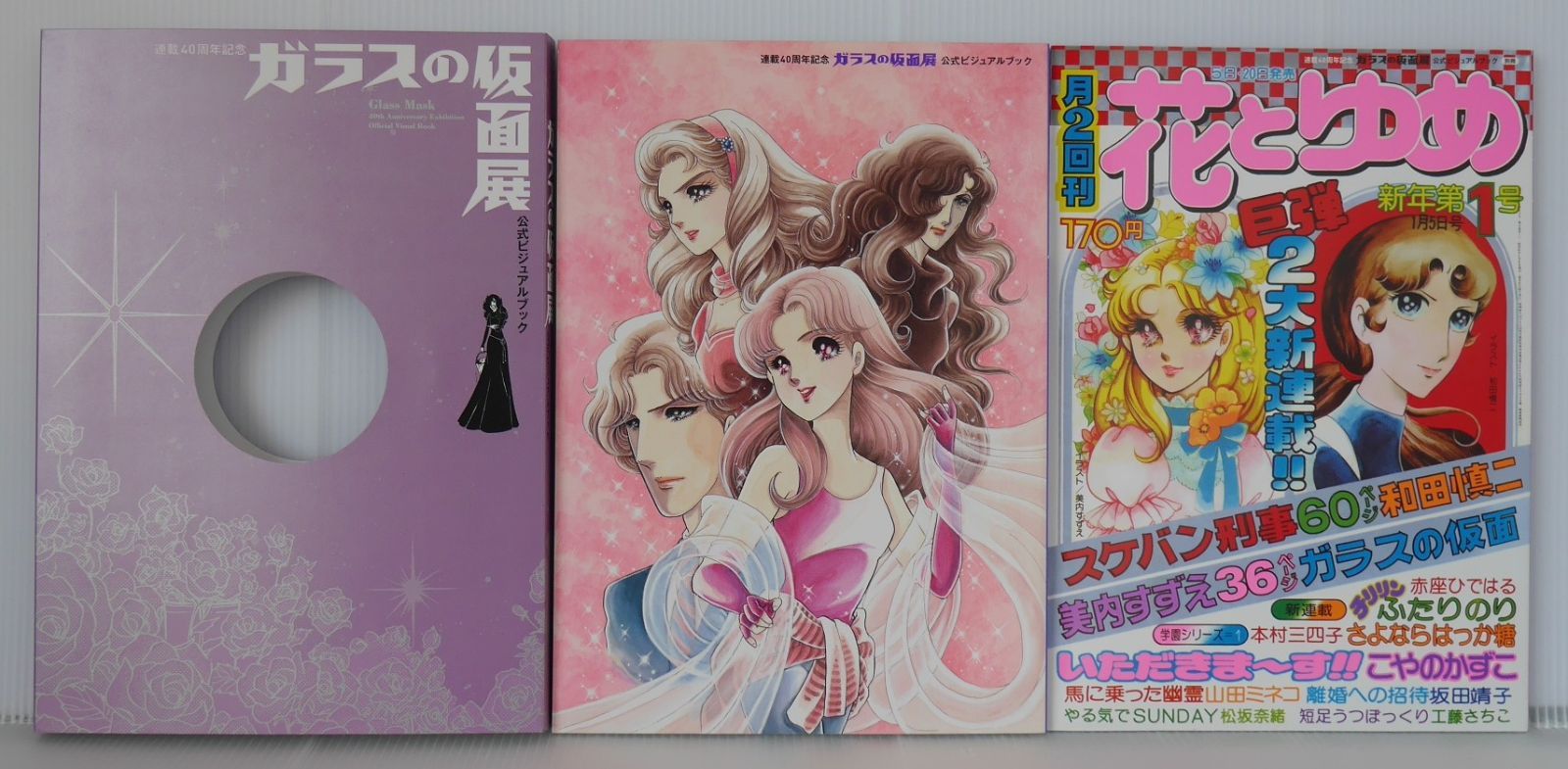 ガラスの仮面/美内すずえ 連載40周年記念 ガラスの仮面展 公式ビジュアルブック 美内すずえ 連載40周年記念 ガラスの仮面展 公式ビジュアル