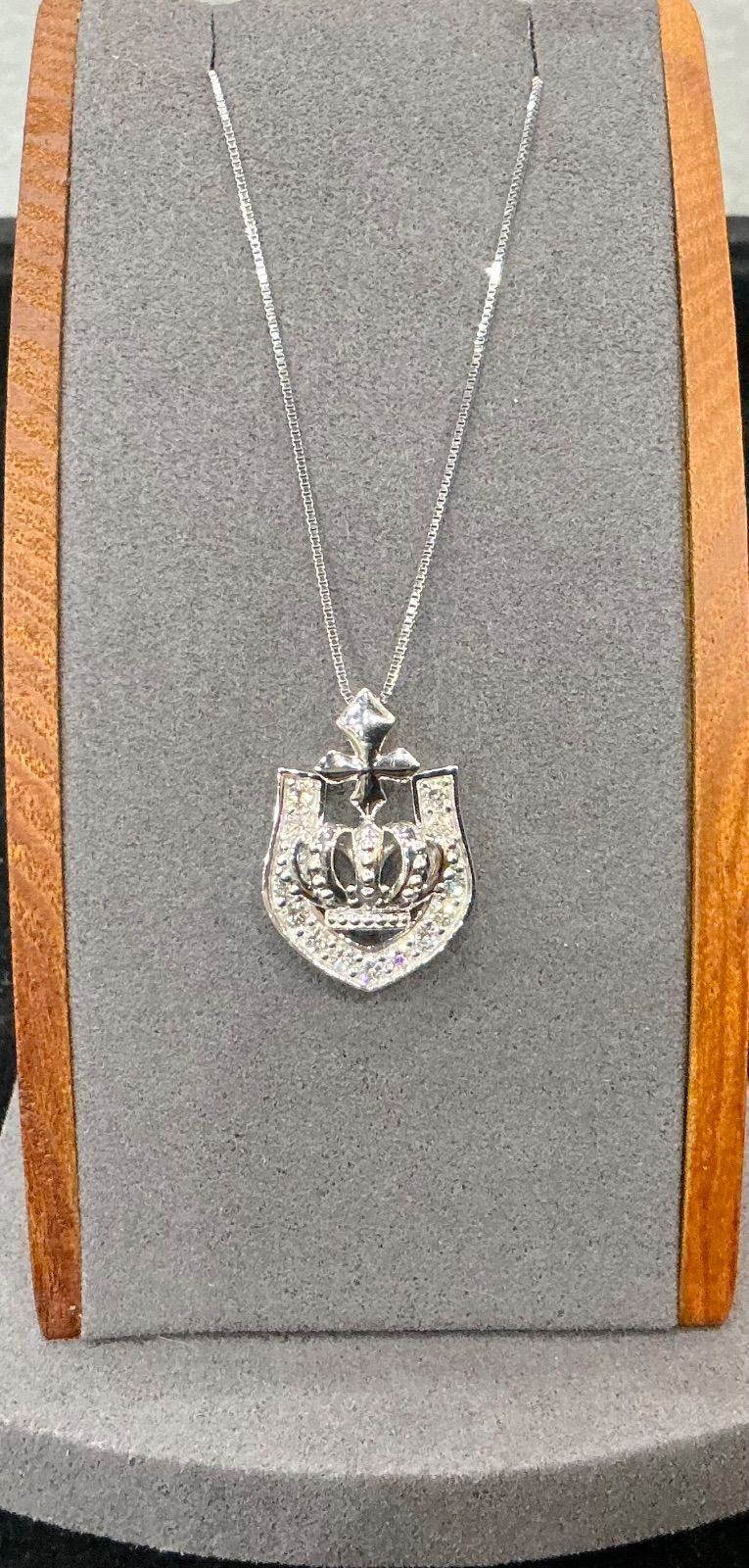 SELECT JEWELRY セレクトジュエリー PT900|850 クラウンダイヤネックレス