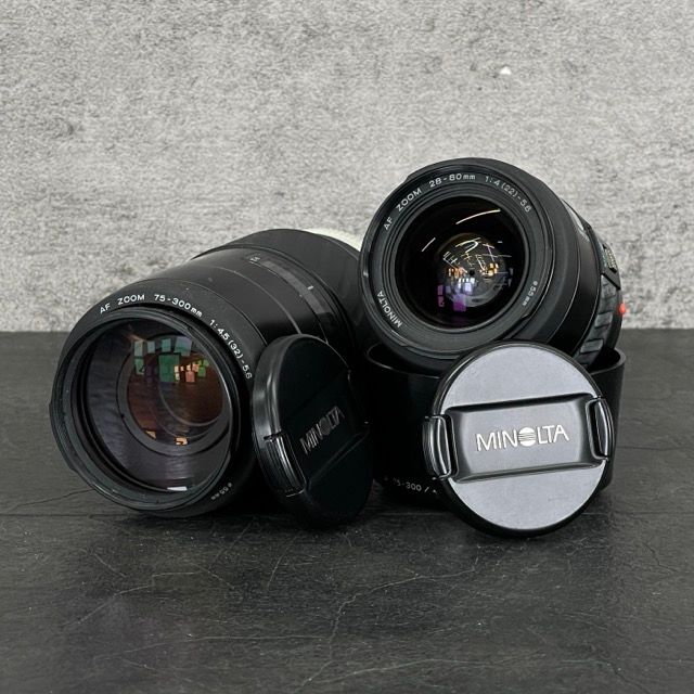 ミノルタAF 75-300mm ズームレンズ 日本製 ミノルタ AF 75-300mm 4.5-5.6 DVII