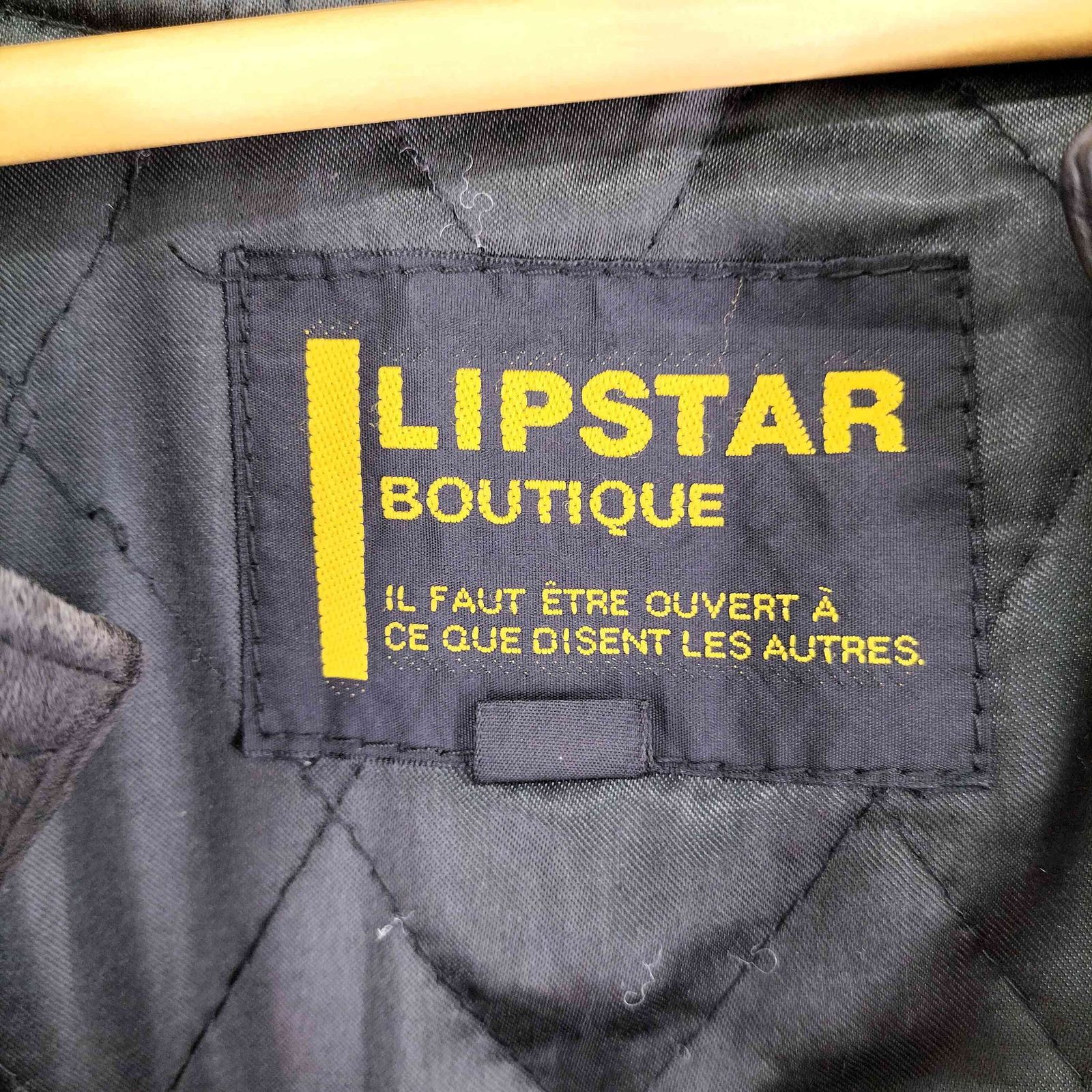 ユーズドフルギ 古着 LIPSTAR 羊革レザーダッフルコート メンズ JPN M KANDAIZUMI_COM