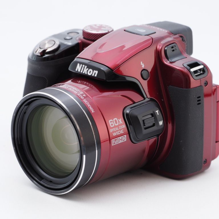 Nikon ニコン デジタルカメラ P600 光学60倍 1600万画素 レッド P600RD