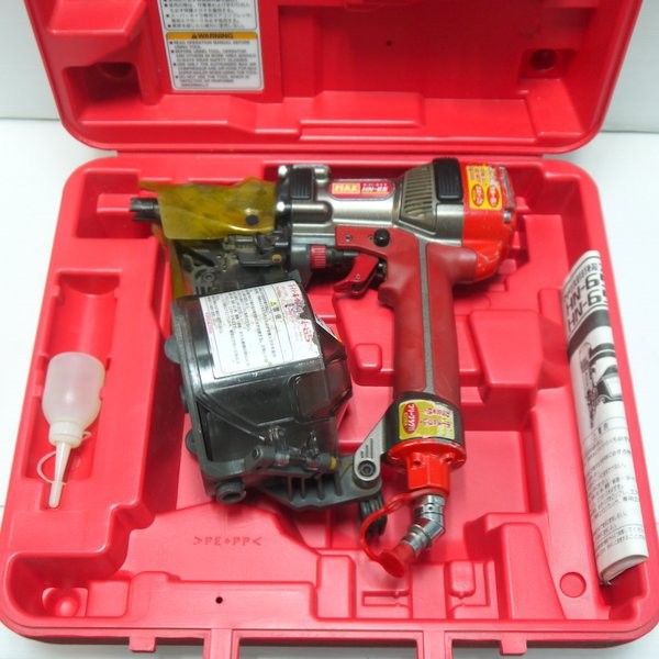 マックス 65mm スーパーネイラ HN-65 ケース付 高圧釘打機 
