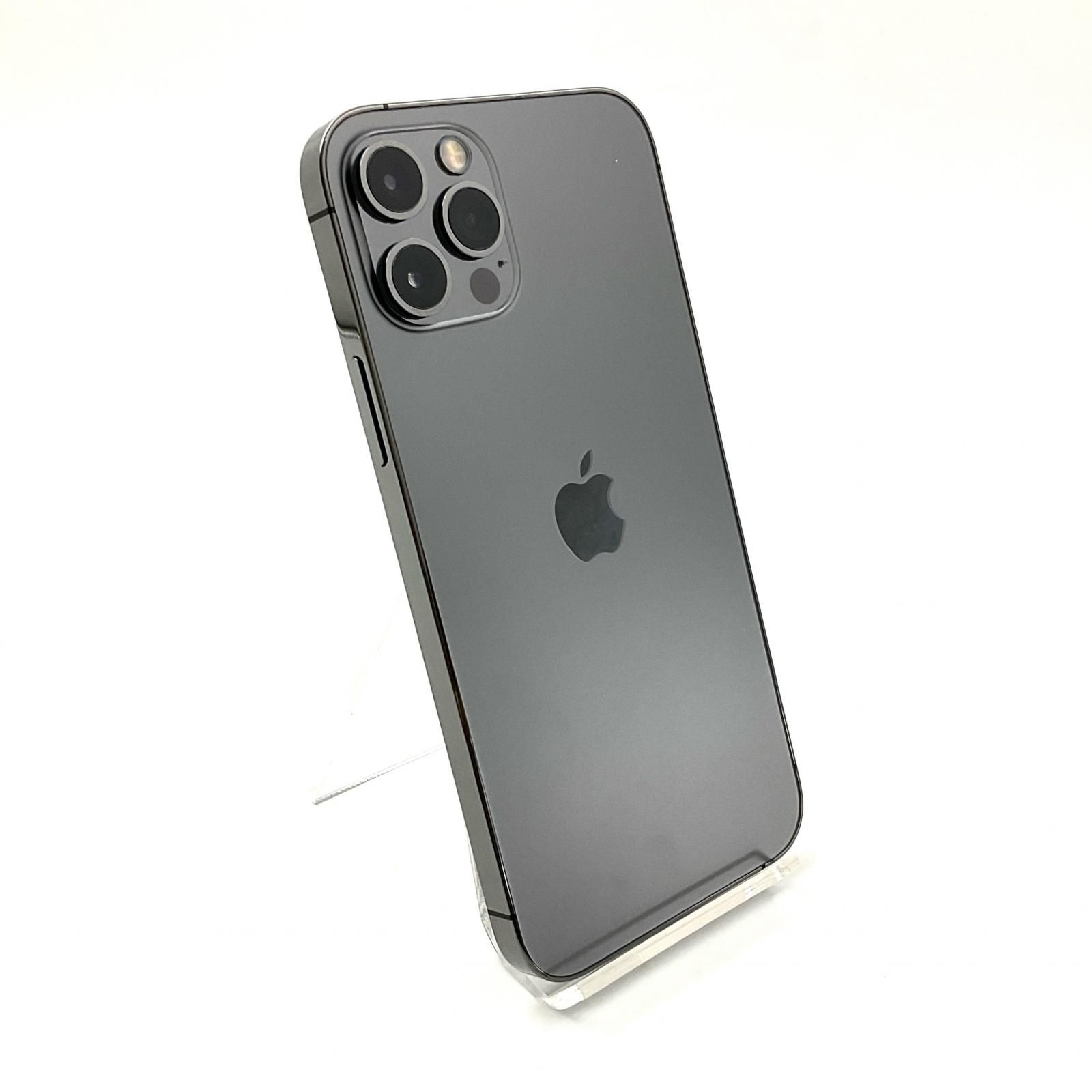 全額返金保証 最速発送 Apple iPhone 12 Pro 128GB グラファイト au 白ロム 動作 済 88%