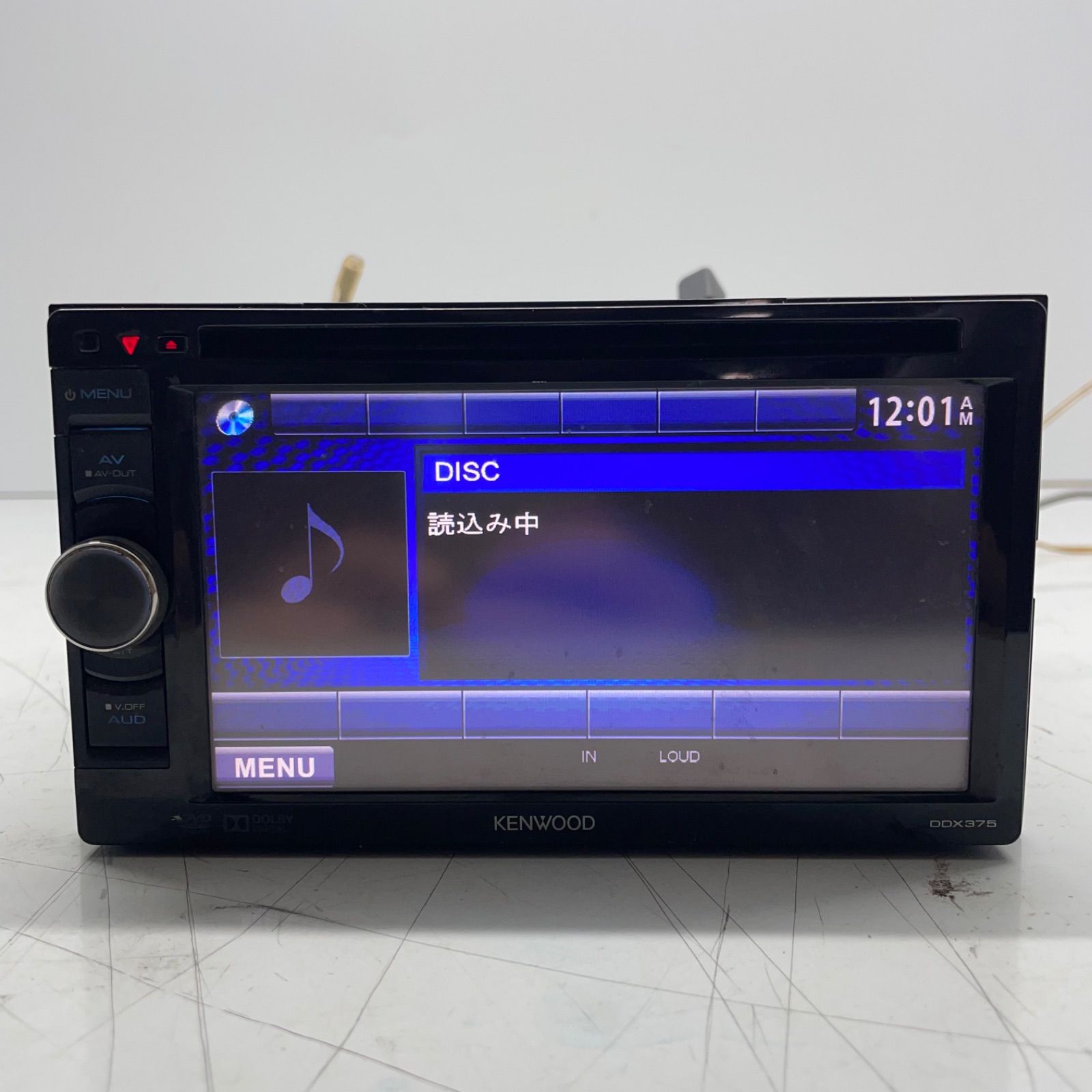 KENWOOD ケンウッド DDX375 CD DVD USB プレイヤー ラジオ カーオーディオ デッキ 2DIN チューナー 動作確認済み  P61483 - メルカリ