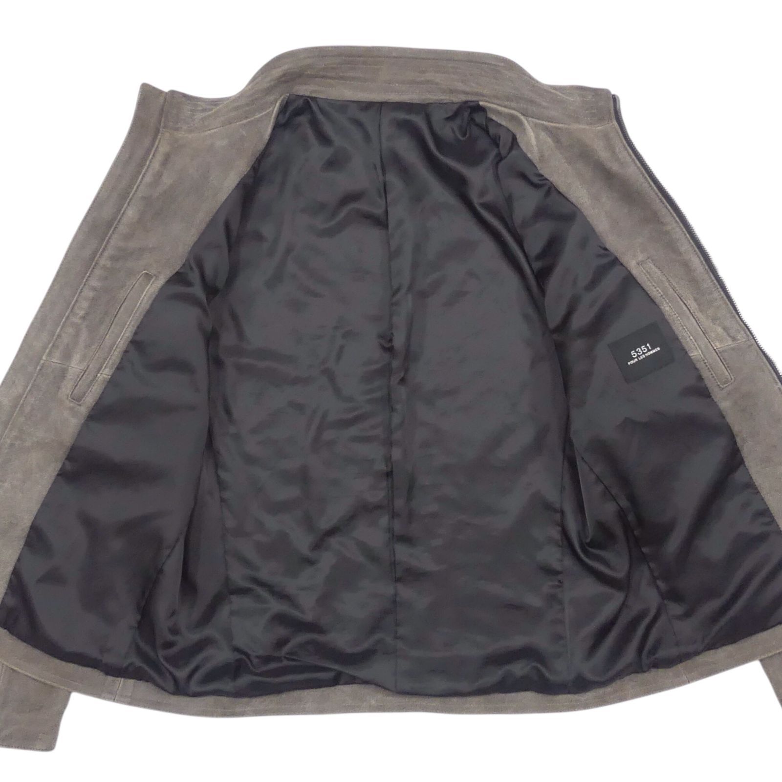 5351 POUR LES HOMMES 5351プールオム ライダースジャケット M 本革