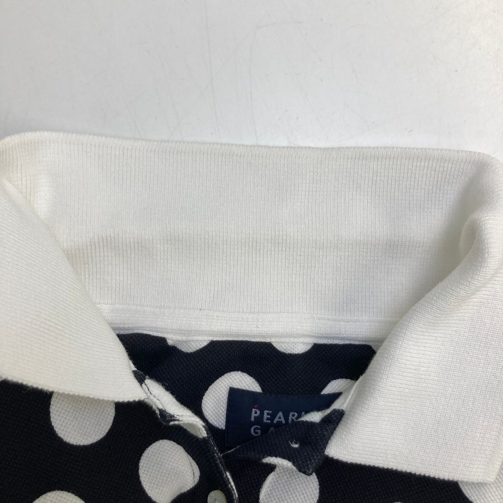 サイズ：2 PEARLY GATES パーリーゲイツ  ハイネック 半袖Tシャツ  ブラック系 [240101499919] ゴルフウェア レディース ストスト PEARLY GATES パーリーゲイツ 2024年モデル ハイネック半袖T
