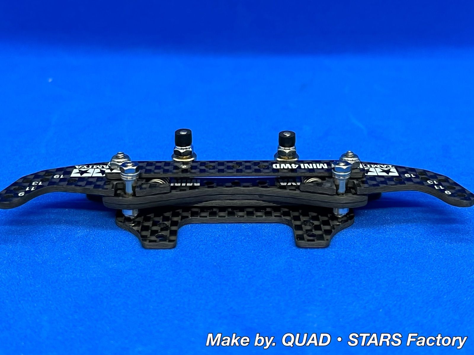 ミニ四駆・MSシャーシ用】2軸ATピボットバンパー＋1軸リヤアンカー