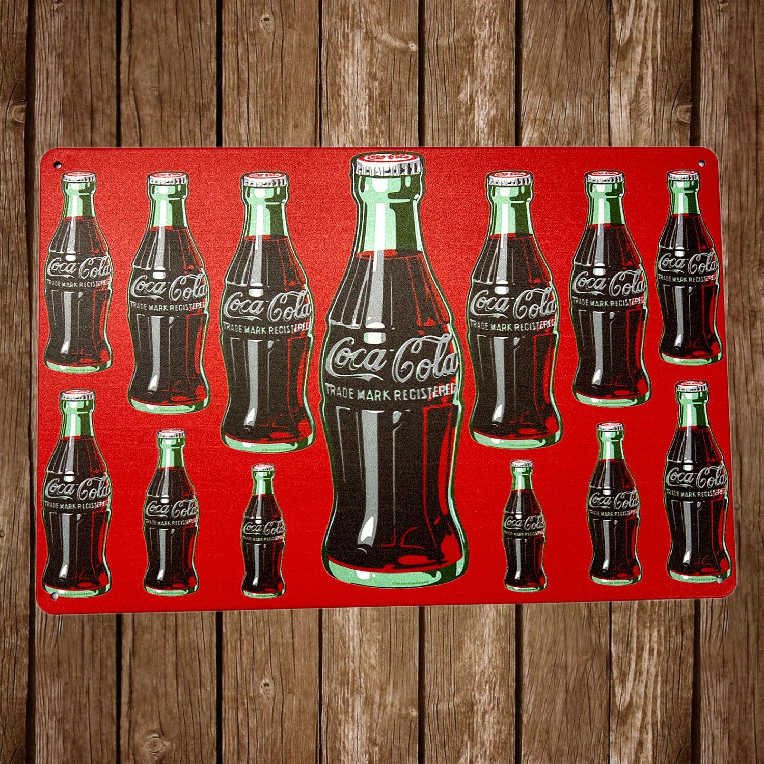 コカコーラ 当時ものブリキ看板① 60cm×60cm ブリキ看板 コカ・コーラ