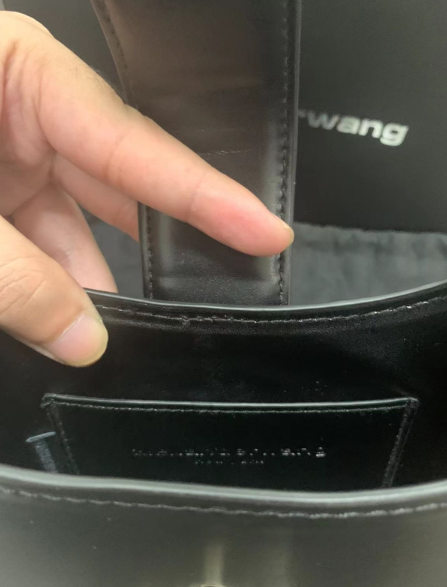 新品　Alexander Wang レザートートショルダーバッグバッグ ブラック