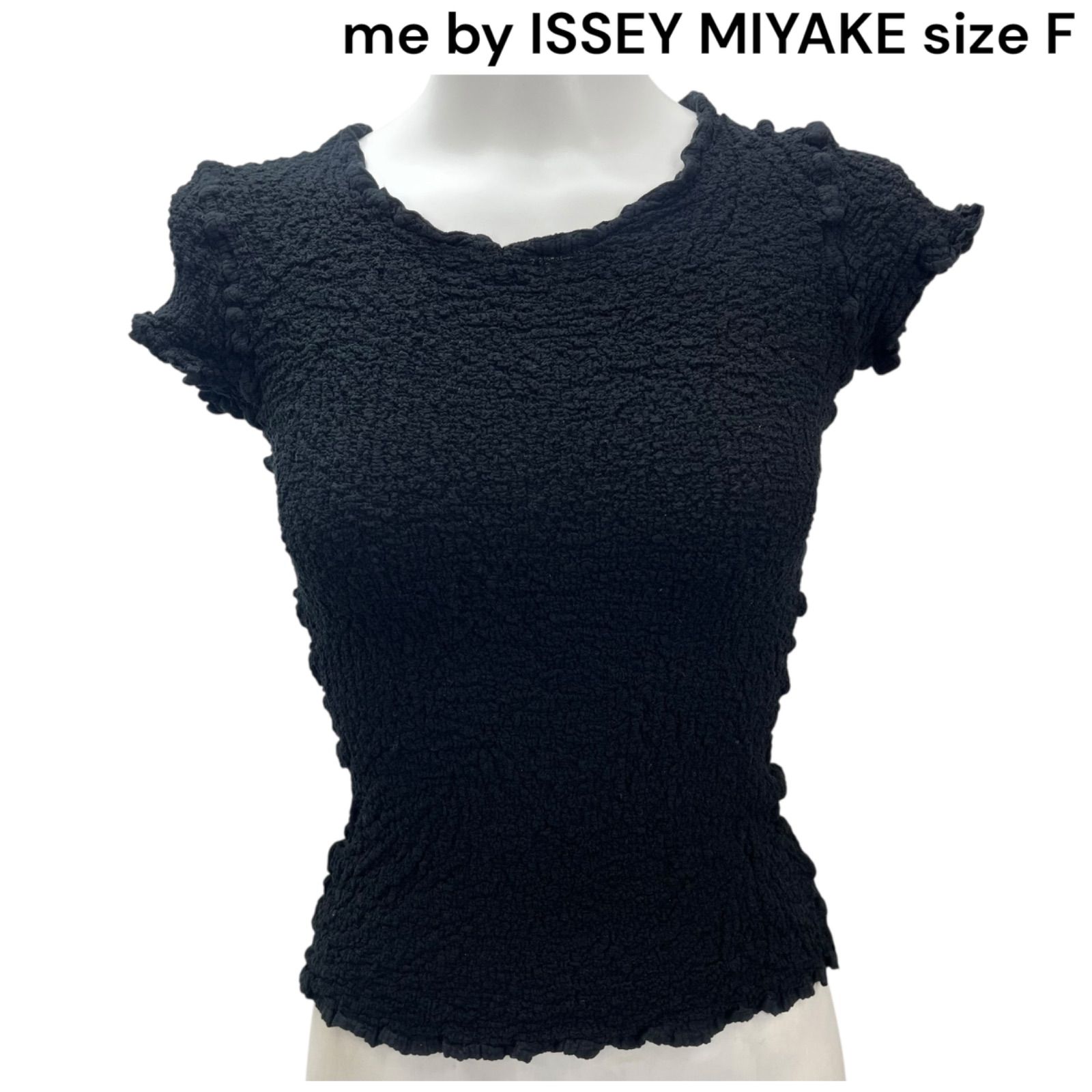 ミーバイ イッセイミヤケ me by ISSEY MIYAKE プリーツ カットソー トップス F レディース S5Q229