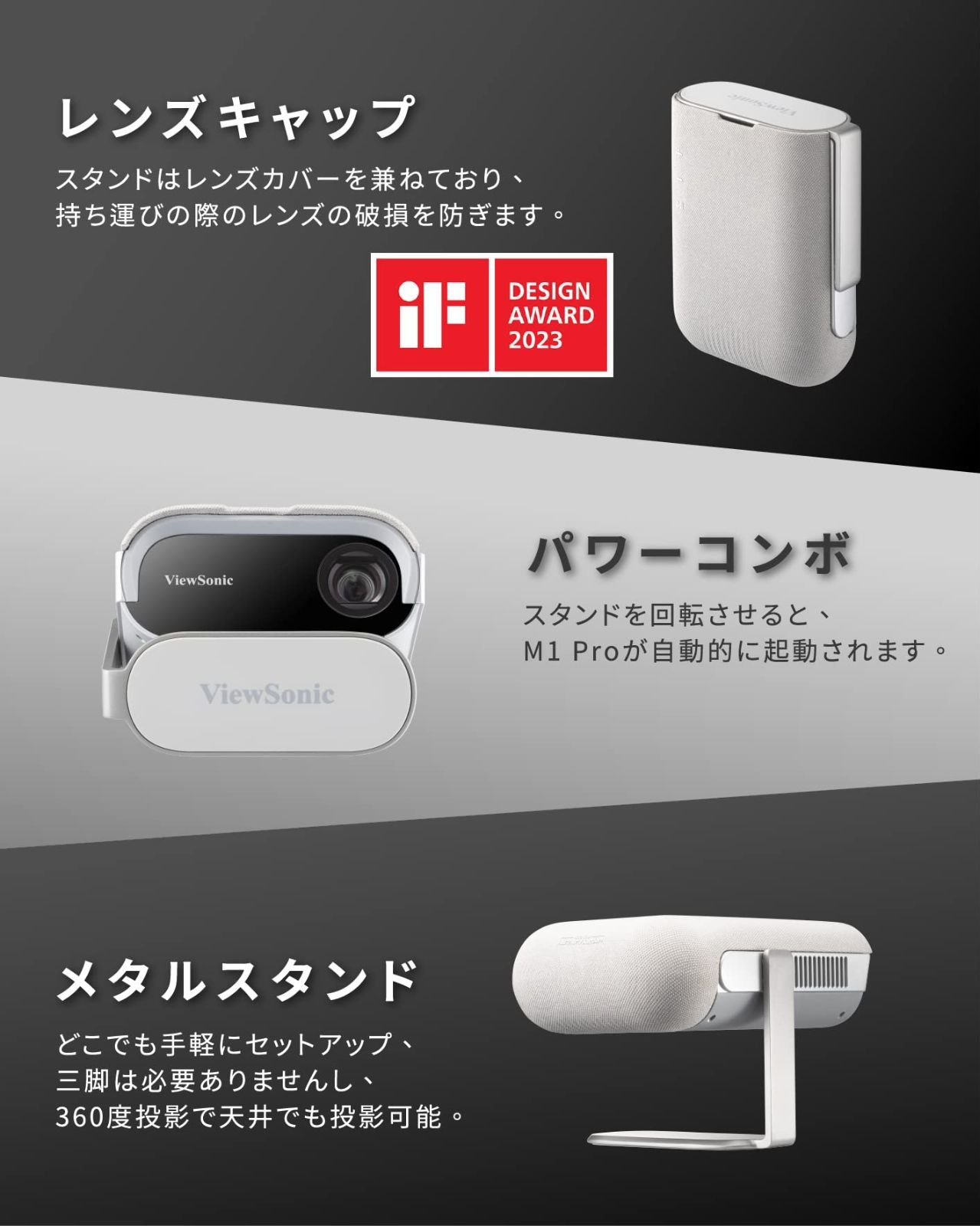 ViewSonic M1 Proコメントありがとうございます - プロジェクター