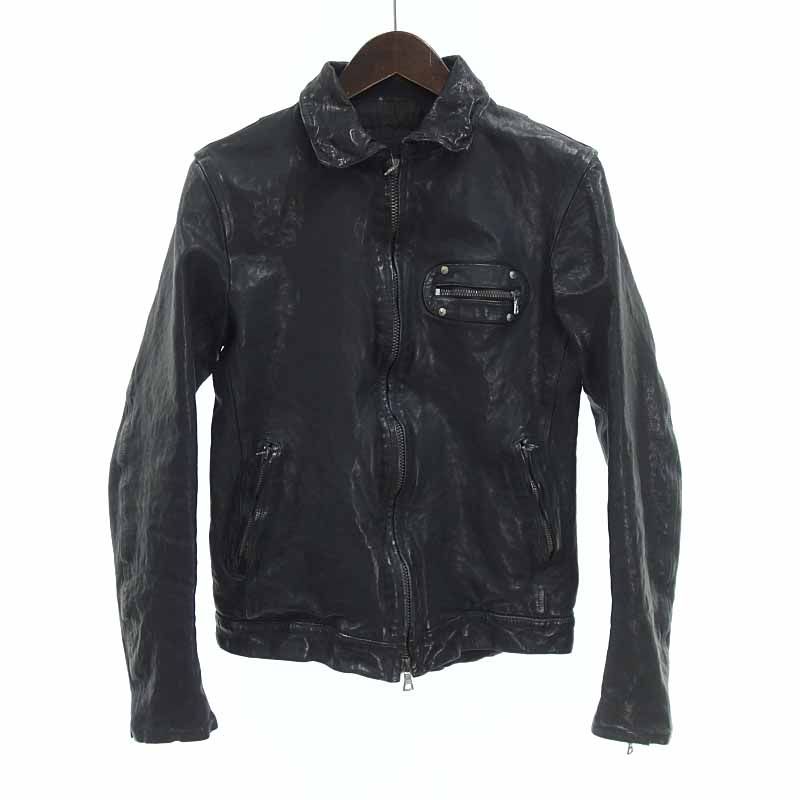 バックラッシュ/BACKLASH ドイツカーフ襟付きブルゾン シングル