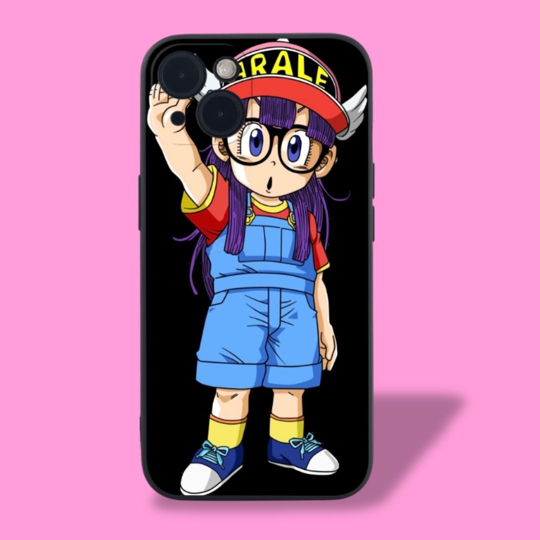 iPhone Galaxy スマホケース ドクタースランプアラレちゃん 滑り止め