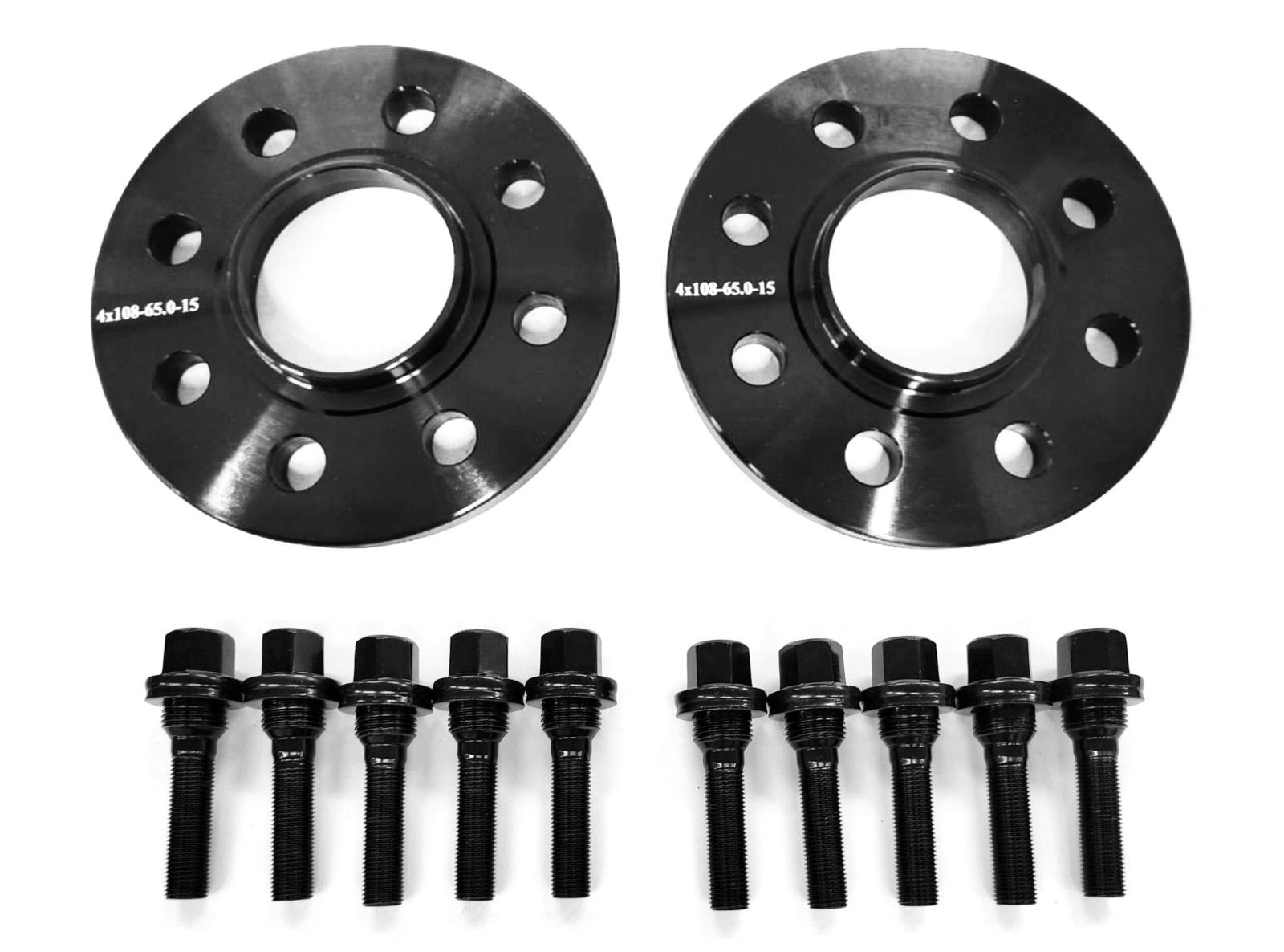 全品送料無料！ Z.S.S. AP 純正ホイール用 ボルト付き プジョー Peugeot 306 93 02 E-N3系 GF-N5系 スペーサー 15mm PCD108 4穴 ハブ径65.1φ 【送料無料】