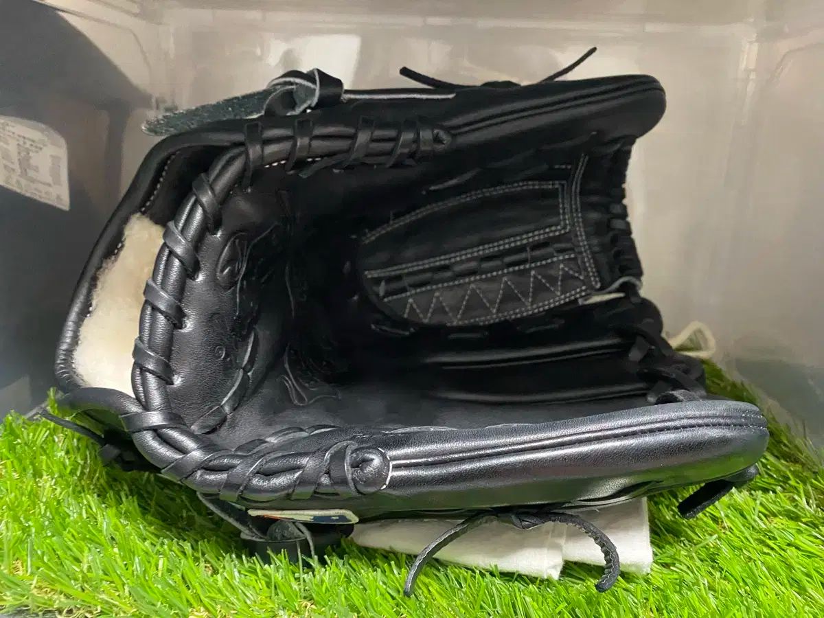 Mizuno FLEX オレンジレザーグローブ グローブケースにて出品し