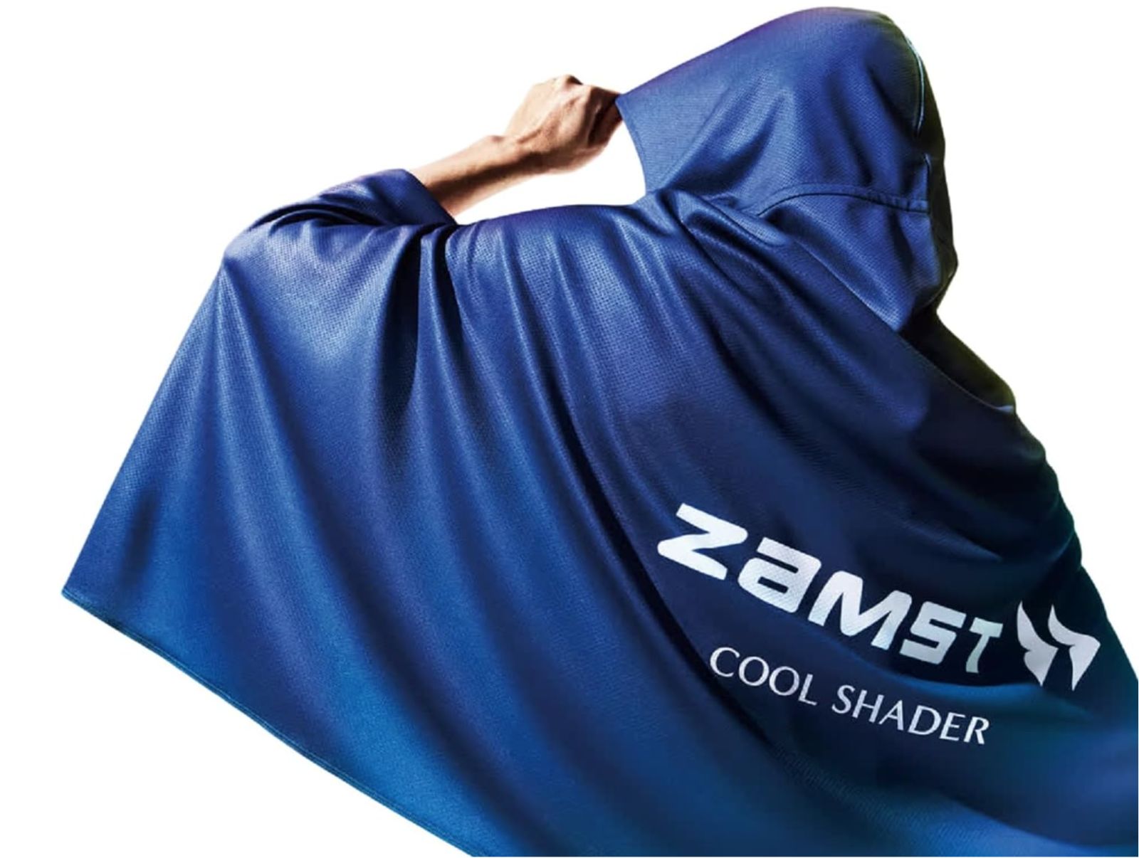 【新品】 ザムスト クールシェイダー 冷感ベスト COOL SHADER 冷感ポンチョ（冷感タオル） スポーツ中の暑さ
