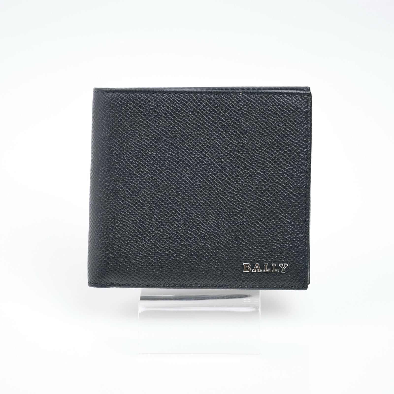 BALLY/バリー メンズ 二つ折り財布 小銭入れあり 本革 グレイン型押し