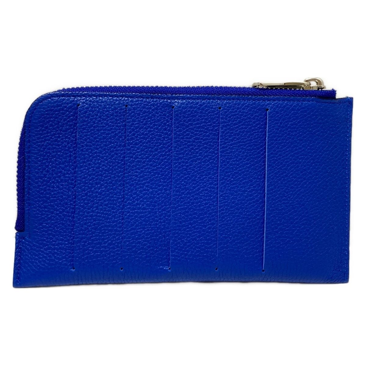 AccessoiresDeMademoiselle ADMJ アクセソワ ドゥ マドモワゼル 札入れ - ブルー L字ファスナー レザー