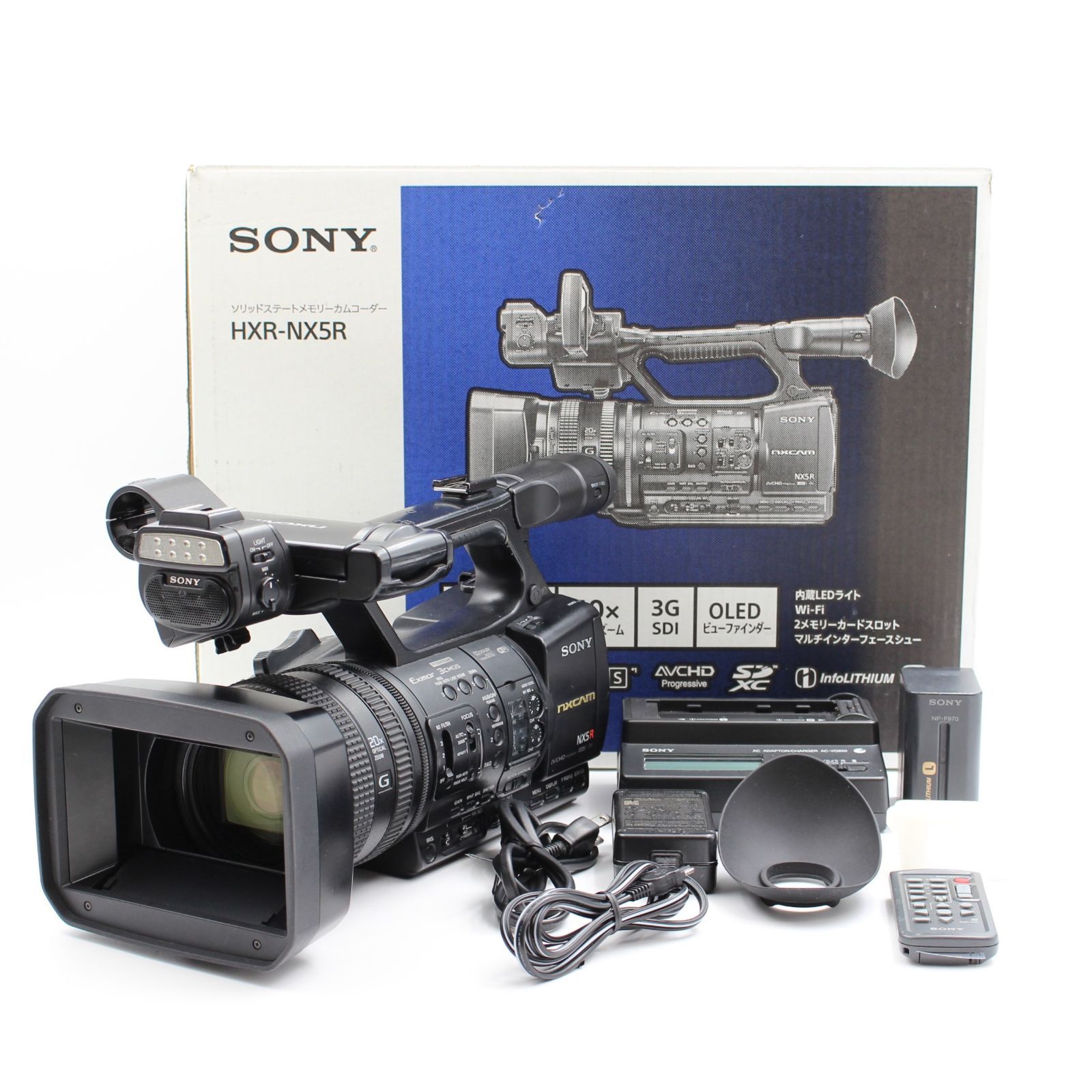 □通電時間450h！良品□ SONY HXR-NX5R NXCAMカムコーダー
