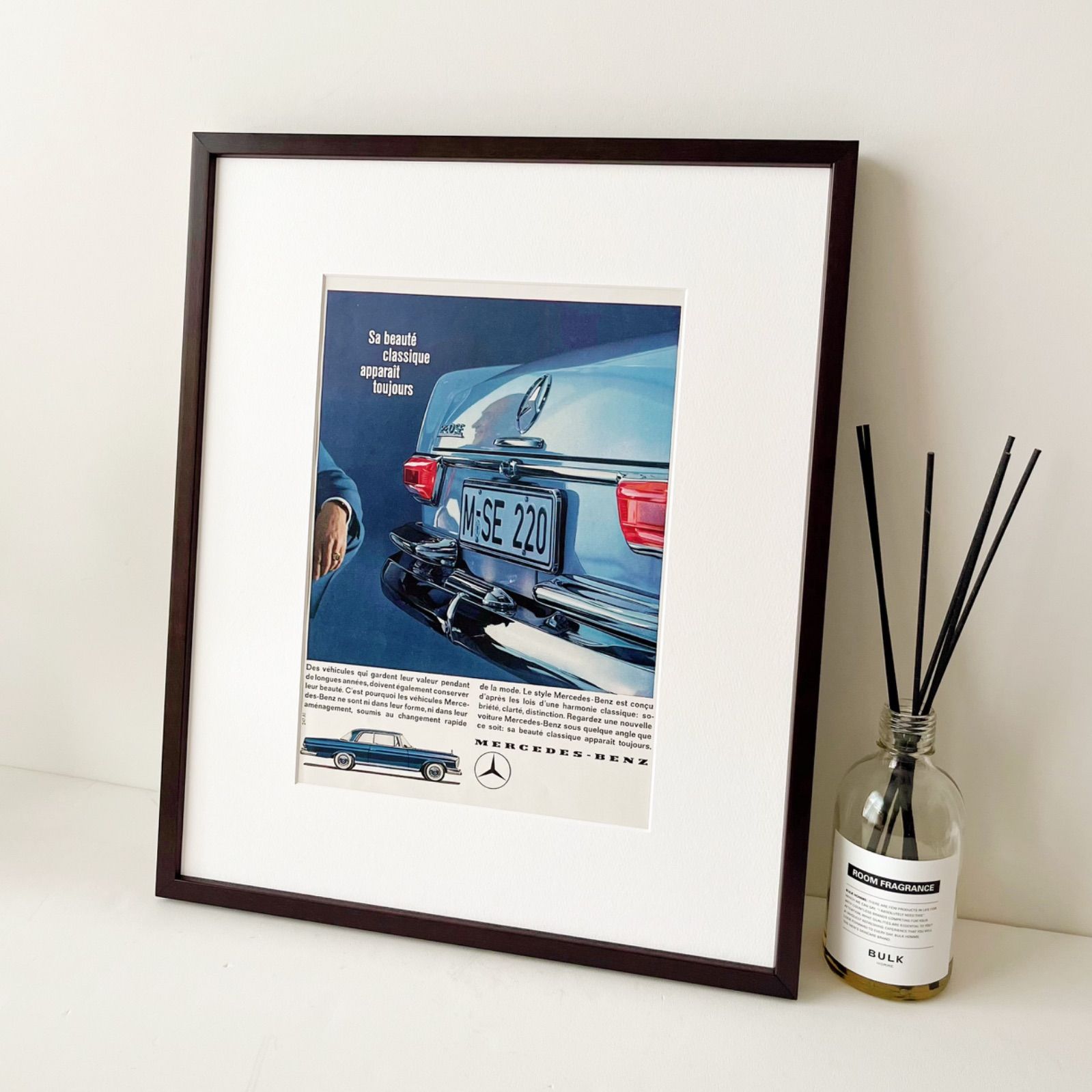 1962 広告＞ Mercedes Benz メルセデス ベンツ ポスター ヴィンテージ