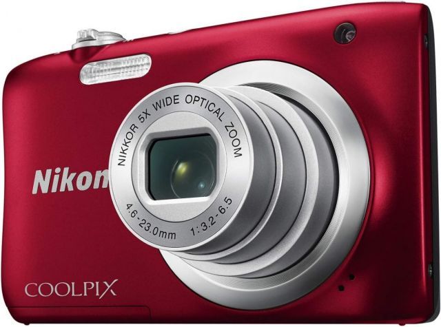 Nikon デジタルカメラ COOLPIX A100 レッド 2005万画素 Nikon デジタルカメラ COOLPIX A100 光学5倍 2005万画素 レッド