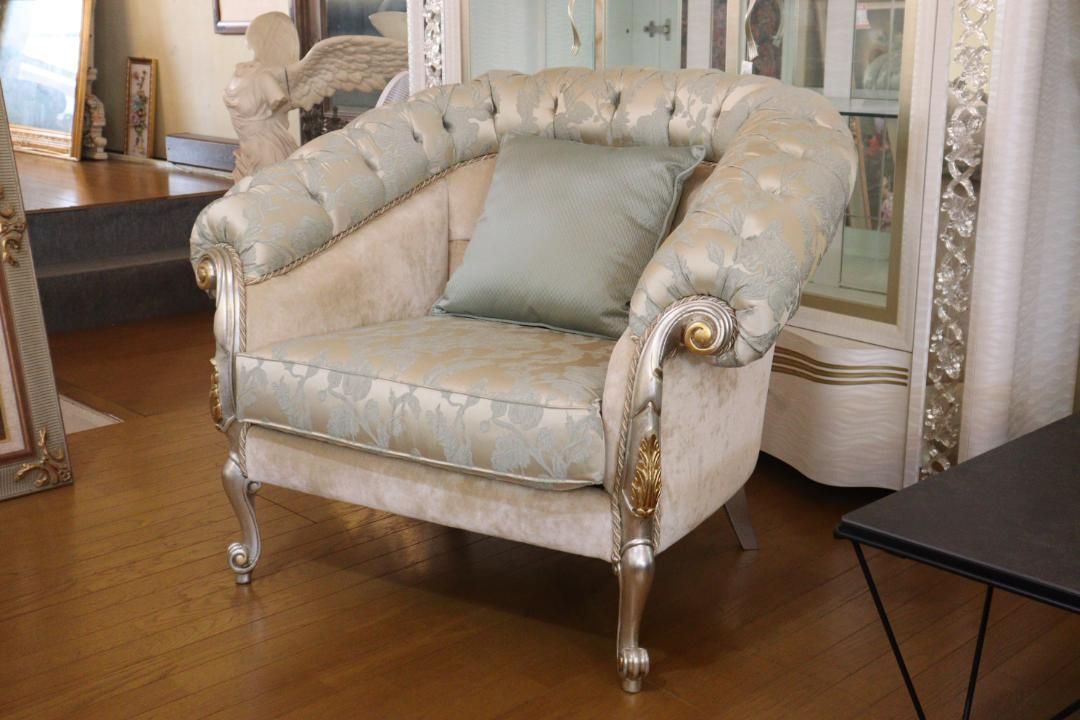 イタリア 1Pソファ猫脚 PANDORA 最高級ソファ イタリア 1Pソファ猫脚 PANDORA 最高級ソファ