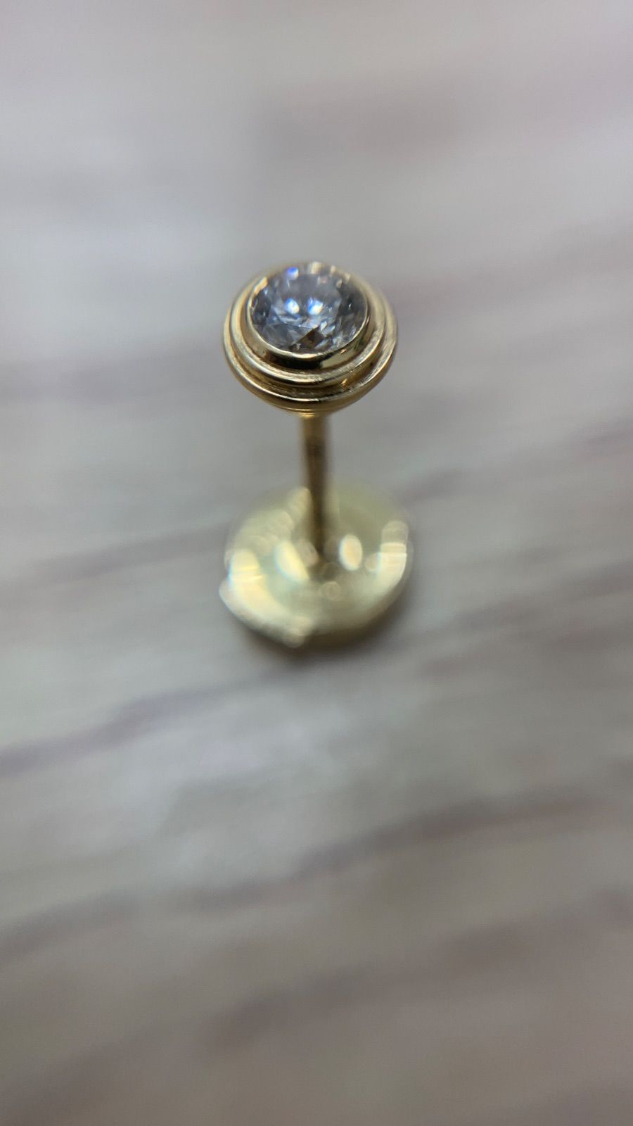 送料無料の商品多数! げ カルティエ ダムールピアス 片耳のみ ゴールド K18