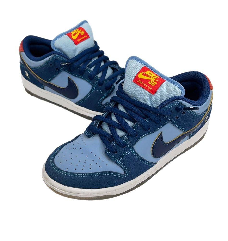 ナイキ NIKE SB DUNK LOW PRM WSS WHY SO SAD? スケートボーディング ダンク ロー ホワイ ソー サッド DX5549-400 メンズ靴 スニーカー ブルー 26.5cm 101sh-2158